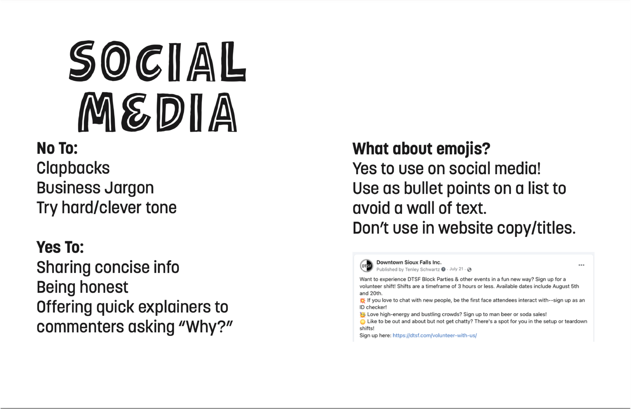 DTSF Brand Voice_Social media